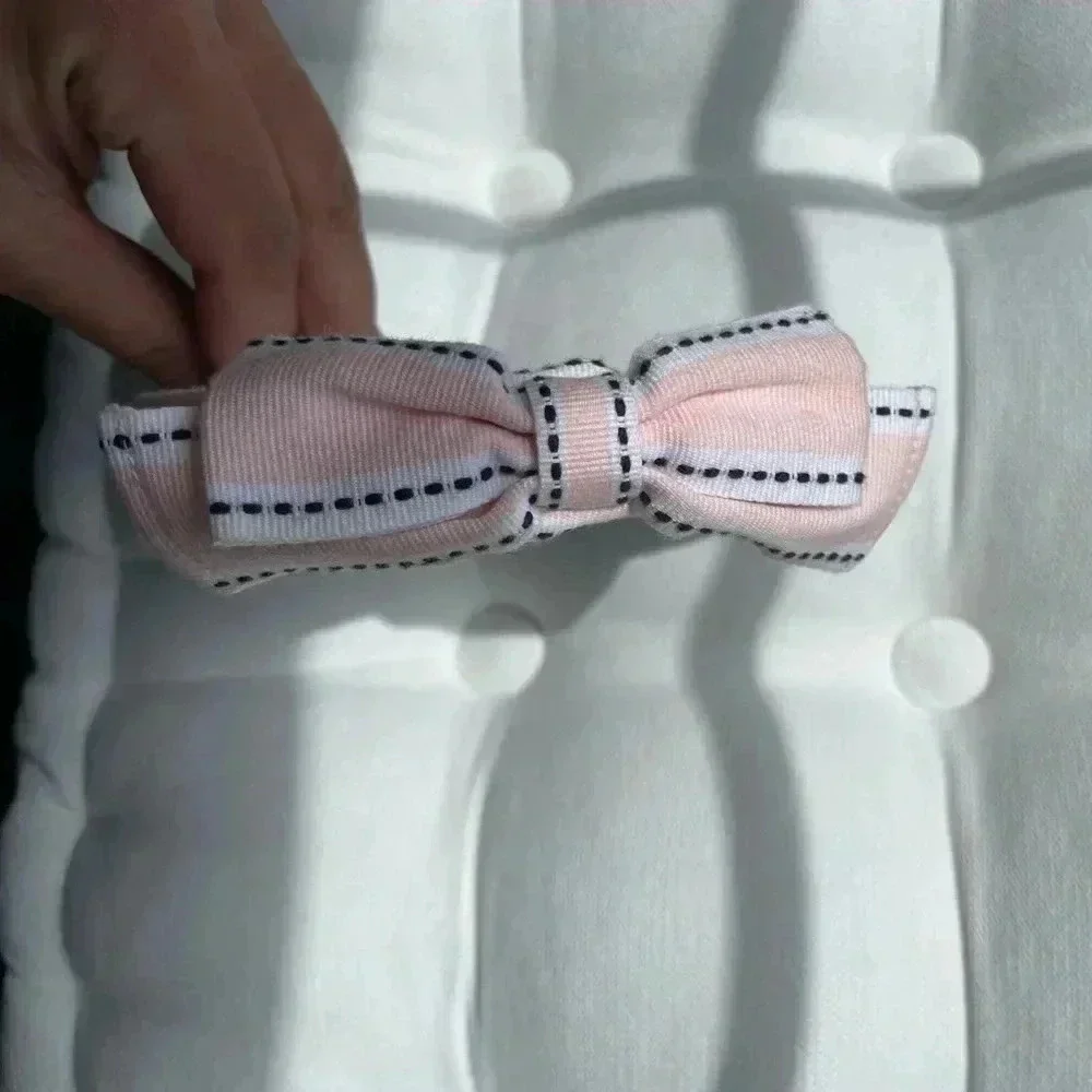 [Janie and Jack] Toddler Pink and White Bow Headband